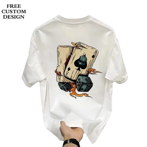 เสื้อยืดแขนสั้นผู้ชายพิมพ์ลายการ์ตูนผ้าฝ้ายแท้คุณภาพสูง ดีไซน์ทันสมัย คอลเลคชั่นฤดูร้อน 2024 ขายดี สไตล์ลำลอง คอกลม ป้องกันแสงแดด - Product Image 1