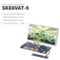 FEELWORLD SKD8VAT-9 8 Zoll TFT Industrielles Steuerungsdisplay-Modul Resistiver Touchscreen VGA-Schnittstelle Direkter Fabrikpreis Großbestellungen