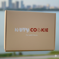Boîtes d'emballage en carton personnalisées avec logo imprimé pour boulangerie, pâtisserie, gâteaux, biscuits, beignets (conformes aux normes FDA)