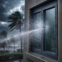 Ventana de Aluminio con Rotura de Puente Térmico de Apertura Interior NNAI CE, Abatible y Giratoria, con Doble Vidrio Templado
