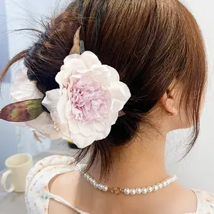 SongMay Pince à cheveux à fleurs dégradées printemps-été