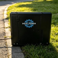 Générateur diesel à faible bruit 5/6/7/8KW, alimentation directe d'usine avec ATS AVR, monophasé 220V pour la maison, l'extérieur et les situations d'urgence