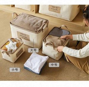 Cesta de Almacenamiento Plegable de Tela Hua Cheng, Gran Capacidad, Organizador de Ropa y Juguetes para Dormitorio, Sala de Estar, Muebles para el Hogar, Diseño Moderno - Product Image 5