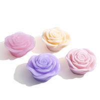 Savon à la glycérine en forme de fleur de rose fait à la main en gros avec de l'art