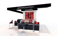 Kiosque de parfum de centre commercial écologique moderne Design Retail Store Island pour vitrine à vendre