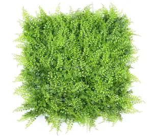 用于墙面装饰和垂直花园的抗紫外线优质人造植物墙