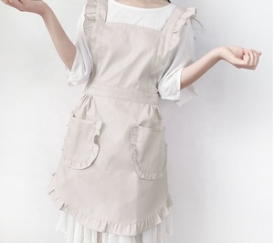 Tạp Dề Nữ Thời Trang Cổ Điển Đáng Yêu, Tạp Dề Tán Tỉnh, Có Túi, Họa Tiết Màu Đen, Làm Quà Tặng Ngày Của Mẹ - Product Image 5