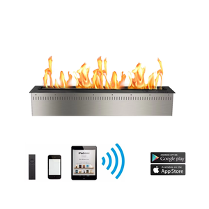 <span class=keywords><strong>Chimenea</strong></span> de Etanol Inteligente PANSEE, Inserto de <span class=keywords><strong>Chimenea</strong></span> Moderno de Diseño, Calefacción Interior de Metal, WiFi, Encendido Automático, Control Remoto, Apartamento, Hotel - Product Image 2