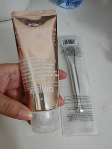 Maschera Coreana Lefilleo 24k Gold Collagen 5D con PDRN di Salmone, Idratazione Profonda, Cura della Pelle Luminosa, Maschera Idratante Peel-Off 65g - Product Image 4