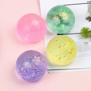 Nouveauté : Jouet anti-stress à presser en sirop de malt, rempli de paillettes, pour la décompression, vente en gros - Product Image 1