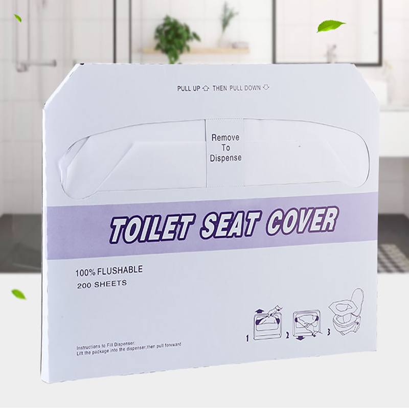Одноразовые бумажные чехлы на сиденья унитаза, 250 шт., Водорастворимая бумага для сиденья, оптовая продажа, подушка для туалетной бумаги