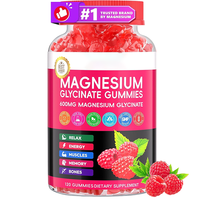 Fournisseur direct d'usine, gommes à mâcher naturelles sans sucre, à base de magnésium glycinate, avec vitamine D3