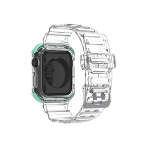 Bande transparente en TPU pour Apple Watch Series 7 Sport Style 45mm Housse de bracelet en silicone pour Iwatch 7 Iwatch7 45mm 41mm - Product Image 2