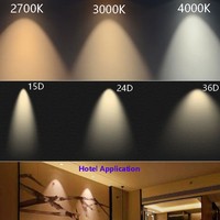 Projecteurs LED en aluminium avec base GU10 GU5.3, 5W/7W, IP33, garantie de 3 ans, AC 100-240V