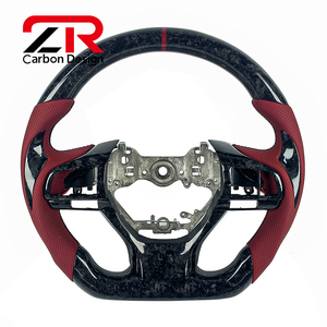 Accesorios de Mejora para <span class=keywords><strong>Lexus</strong></span> RX ES, para RX300 350 450 HL ES200 <span class=keywords><strong>250</strong></span> 300 <span class=keywords><strong>H</strong></span>, Volante Deportivo Personalizado de Cuero y Fibra de Carbono - Product Image 1