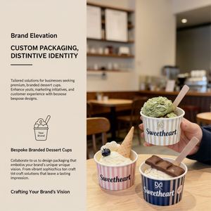 Offre Spéciale – Gobelets en Papier Personnalisables de 3oz et 4oz de Qualité Alimentaire pour Crème Glacée, Desserts et Yaourts - Product Image 4