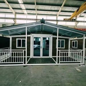 Factory Warehouses Prefabricated <b>Small</b> Modern Design Steel Structure Expandable <b>Container</b> House for Villa Use - Product Image 4