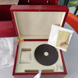 Luxury Red Crocodile Pattern <b>Watch</b> Box Set with Accessories, Premium <b>Watch</b> Storage <b>Case</b> with Tags - Product Image 2