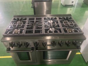 48 Pulgadas 6.99 Cu. pies cúbicos Cocina de Gas con Horno de Convección de 7 Quemadores, Plancha de Acero Inoxidable, Dispositivo de Seguridad, Horno Doméstico con Soldadura sin Costuras - Product Image 2