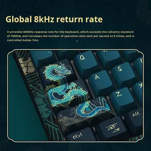 Clavier mécanique programmable OEM pour jeux vidéo MOD007v3 HE Year Dragon RGB avec interrupteurs magnétiques, touches entièrement programmables, course réglable, en aluminium - Product Image 5