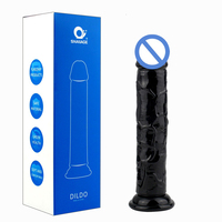 Vente en gros de gros dildo réaliste en silicone cristallin, personnalisé, pas cher, pour femmes et hommes