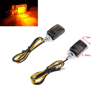 Intermitentes LED Ámbar para Mini Motocicleta, Luces de Señalización Negras - Product Image 2