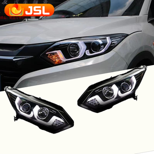 Faros para Honda HR-V, Faros Delanteros para Estilo de Coche 2014-2018 HRV Vezel, Faros LED con Lente de Proyector, Luz de Señal DRL Genius - Product Image 1