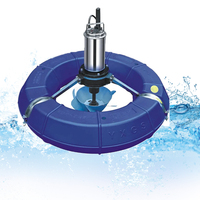Nouvel aérateur de pompe flottante Splash aérateur d'étang de fontaine de lac de surface flottante