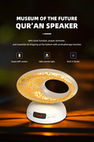 Haut-parleur Coranique Musulman pour Musée de Dubaï avec Lecteur Audio Coranique, Lumière LED et Horloge Azan