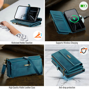 Caseme <span class=keywords><strong>Retro</strong></span> Phụ Nữ Ví Điện Thoại Túi Cho <span class=keywords><strong>Iphone</strong></span> 16 Pro Max Phụ Kiện Pouch Túi Vai Ví Túi Cho <span class=keywords><strong>Iphone</strong></span> 16 15 Pro Max - Product Image 5