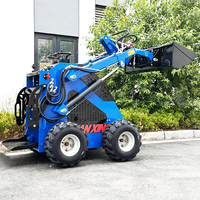 Minipala cingolata diesel Kubota Euro 5 EPA da 200 kg con trinciatrice forestale e tosaerba