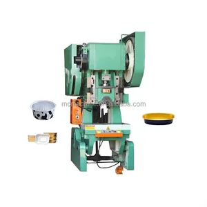 Mc Aluminium Food Container Making Machine Coil Stands For Wire Uncoiling Deep Drawing Four Column Hydraulic Press Machine