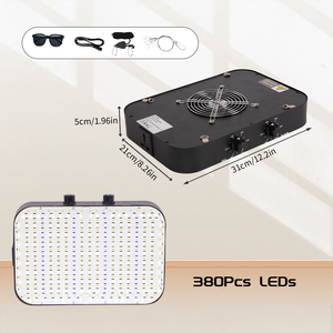 Lámpara de Cultivo LED de 200W, 5000K, IP65, Fácil de Montar, para Plantas de Interior, Jardines, Invernaderos, Resistente a la Putrefacción - Product Image 4