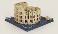5225 arquitectura ciudad ladrillos Italia Roma Coliseo juegos de bloques de construcción ciudad clásica Skyline modelo para niños