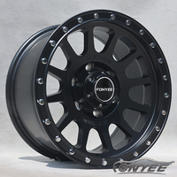 Jantes tout-terrain en alliage d'aluminium de 16 pouces, noires, 8J ET0 PCD139.7, compatibles avec Tank 300 Prado BJ40 Pajero Fangcheng Leopard 5 Wind Wing