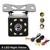 Caméra de recul universelle AHD 1080P avec vision nocturne, étanche IP68, grand angle de 170 degrés, trajectoire dynamique et LED