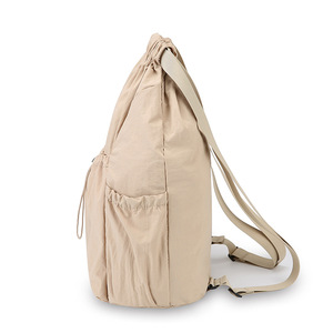 Custom Logo New Fashion Female Geometric Pattern Zipper Closure Nylon Fabric Lightweight Waterproof Polyester Arcuate Shoulder - Product Image 4