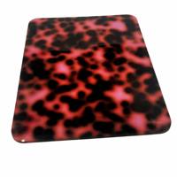 Edle Schildpatt-Leopardenmuster Acrylplatte Dekorative Plexiglasplatte für Möbel Hotel Ausstellung Geschenkbox Handwerk