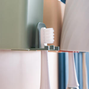 Home <b>Toothbrush</b> <b>Holder</b> with Powerful <b>Suction</b> Cup Metal Set Device Rack - Product Image 4