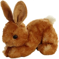 Aurora Adorable Mini Flopsie Bitty Bunny Lapin en peluche - Compagnon intemporel et ludique - Marron 8 pouces