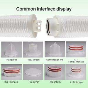 Filtro <span class=keywords><strong>de</strong></span> <span class=keywords><strong>agua</strong></span> industrial PES <span class=keywords><strong>de</strong></span> diámetro exterior <span class=keywords><strong>de</strong></span> 69mm <span class=keywords><strong>de</strong></span> diferencia <span class=keywords><strong>de</strong></span> presión baja <span class=keywords><strong>de</strong></span> alto flujo para filtración <span class=keywords><strong>de</strong></span> ácido débil y <span class=keywords><strong>base</strong></span> débil - Product Image 3