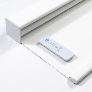 <span class=keywords><strong>Zigbee</strong></span> Alexa Tuya Wifi Google Built-In Plain Matte <span class=keywords><strong>Remote</strong></span> Control <span class=keywords><strong>Wireless</strong></span> Electric Smart Home Decor Motorized Roller Shades. - Product Image 1