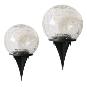 Solar Glass Ball Garden <b>Light</b> <b>LED</b> Outdoor Solar Powered Water Resistant Portable Ground Lamp With <b>Light</b> <b>Sensor</b> - Product Image 2