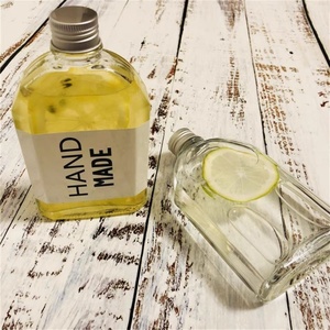 Botella de Vidrio Personalizada de Fábrica para Brandy, Whisky, Ginebra, <span class=keywords><strong>Tequila</strong></span>, 250 ml, 500 ml, Forma Ovalada, Botella de Vidrio para Licores - Product Image 3