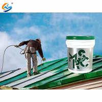 Haute élastique et Flexible isolation thermique vert Zinc métal feuille de toit étanche à l'eau peinture acrylique revêtement imperméable