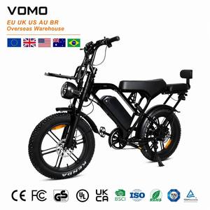 VOMO <b>Electric</b> Hybrid <b>Bike</b> 20 Inch Fat Tire Rear <b>Motor</b> Aluminum Frame City <b>Bike</b> with Disc Brake and Built-In Lithium Battery - Product Image 1