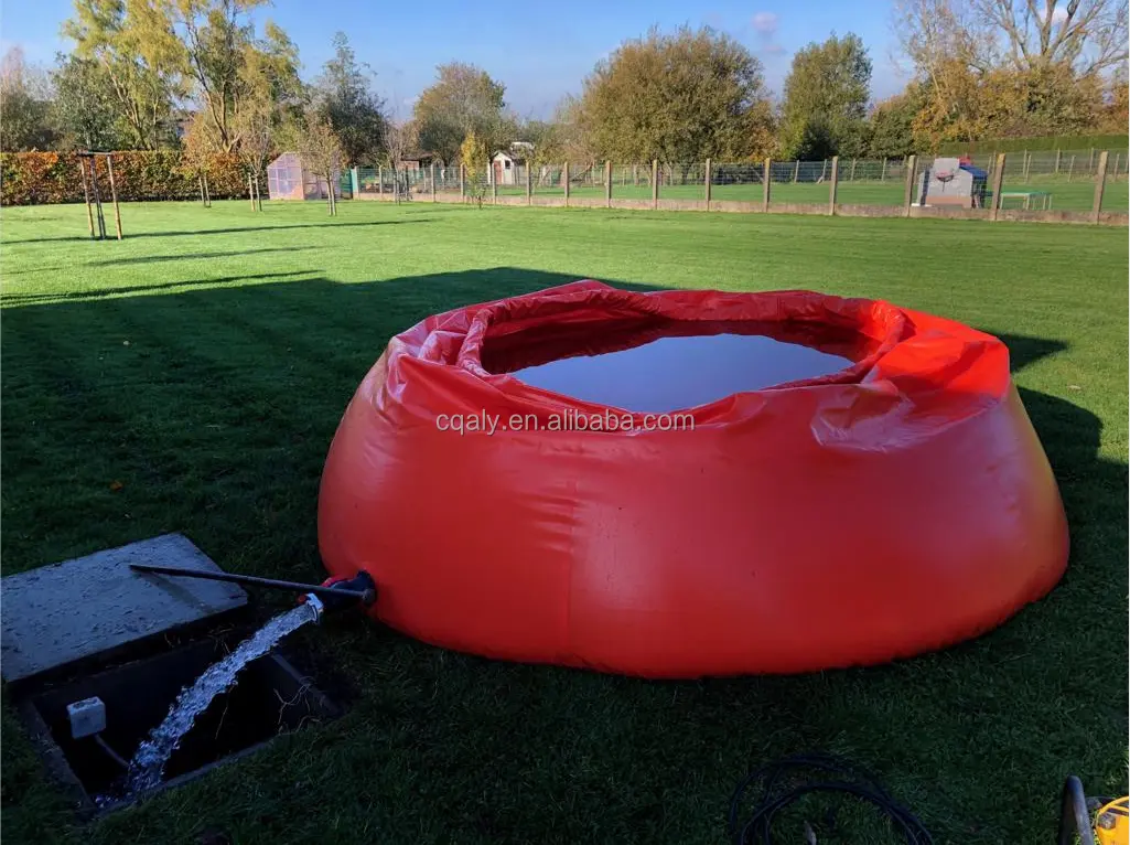 Tanque de almacenamiento de agua de cebolla a medida de fábrica Tanque de almacenamiento de agua de PVC suave de 1000l 19