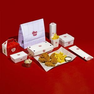 Families <span class=keywords><strong>Happy</strong></span> <span class=keywords><strong>Meal</strong></span> Snacks Box Take Away Envasado de comida rápida <span class=keywords><strong>a</strong></span> prueba de grasa Pollo frito Nugget Papas fritas Hamburguesa Caja de papel - Product Image 4
