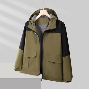 Custom Men Casual Hiking Camping Waterproof Softshell <b>Rain</b> Windproof Zipper Advertising Business Windbreaker <b>Jacket</b> Coat - Product Image 4