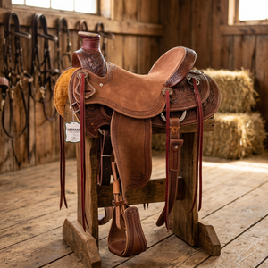 Silla de Montar Inglesa de Lujo Personalizada de Madera para Caballos, Duradera, con Caja de Brida de Cuero de Búfalo 100% y Herrajes SUS304 - Product Image 1